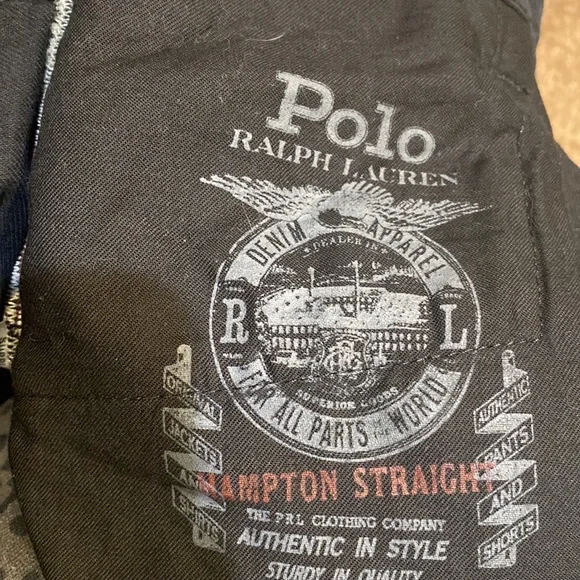 Polo Ralph Lauren  Hudson Black  Jeans 44x32 - Picture 3 of 9